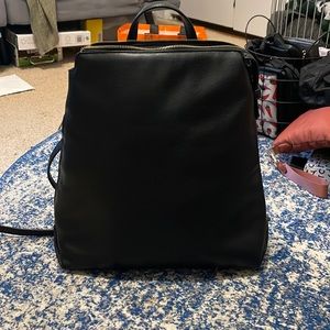 a new day - Leather Backpack